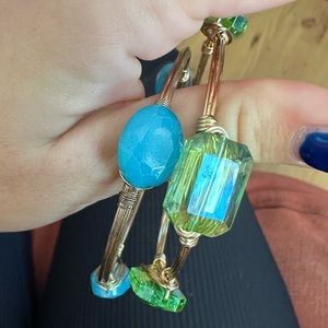 Lot of wire wrapped bracelets